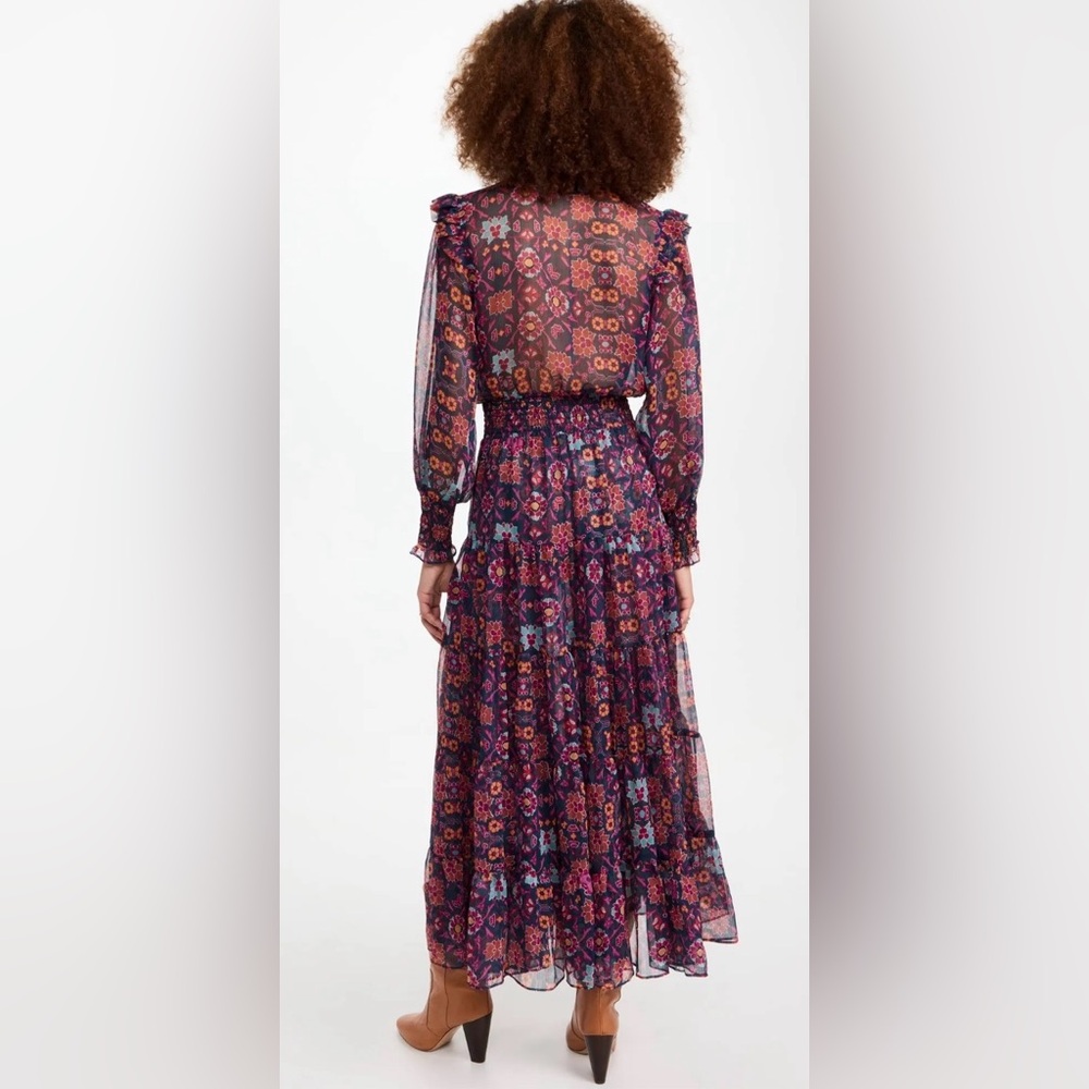 Misa Los Angeles Anisa Maxi Dress in Talitha Tile Size Extra Small - Picture 3 of 9
